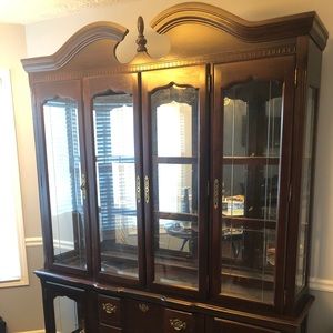 Hardwood China Cabinet